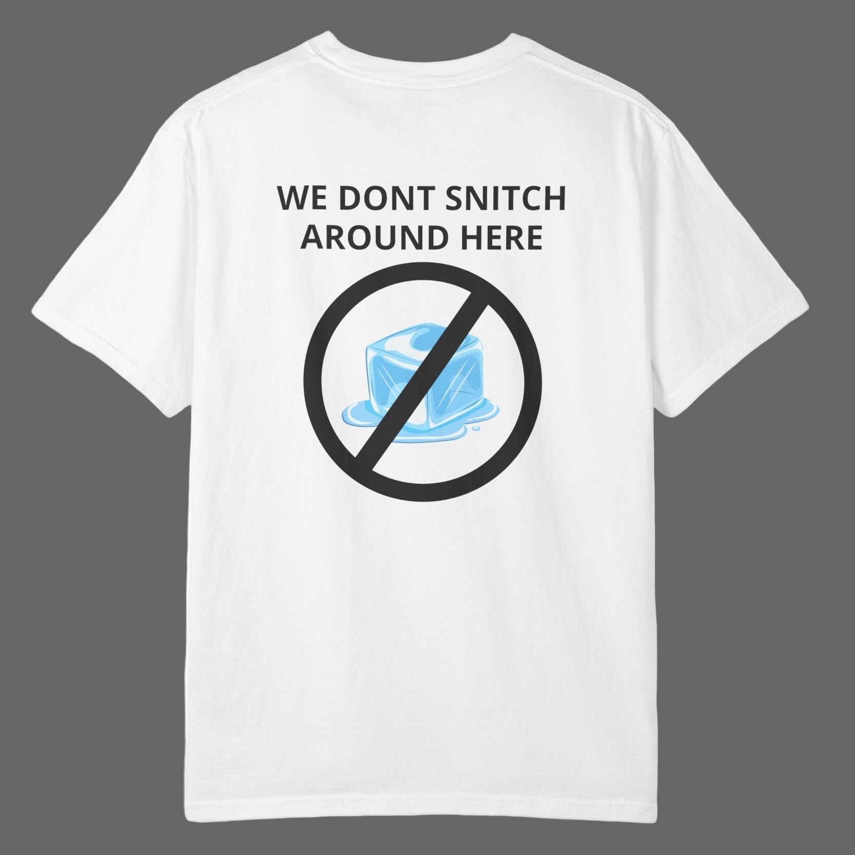 NO ICE white t-shirt