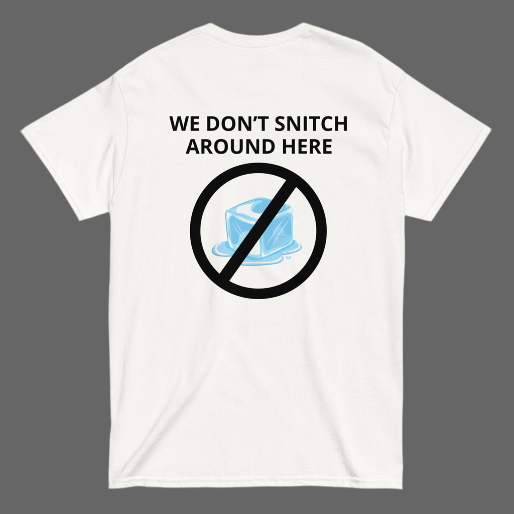 NO ICE white t-shirt
