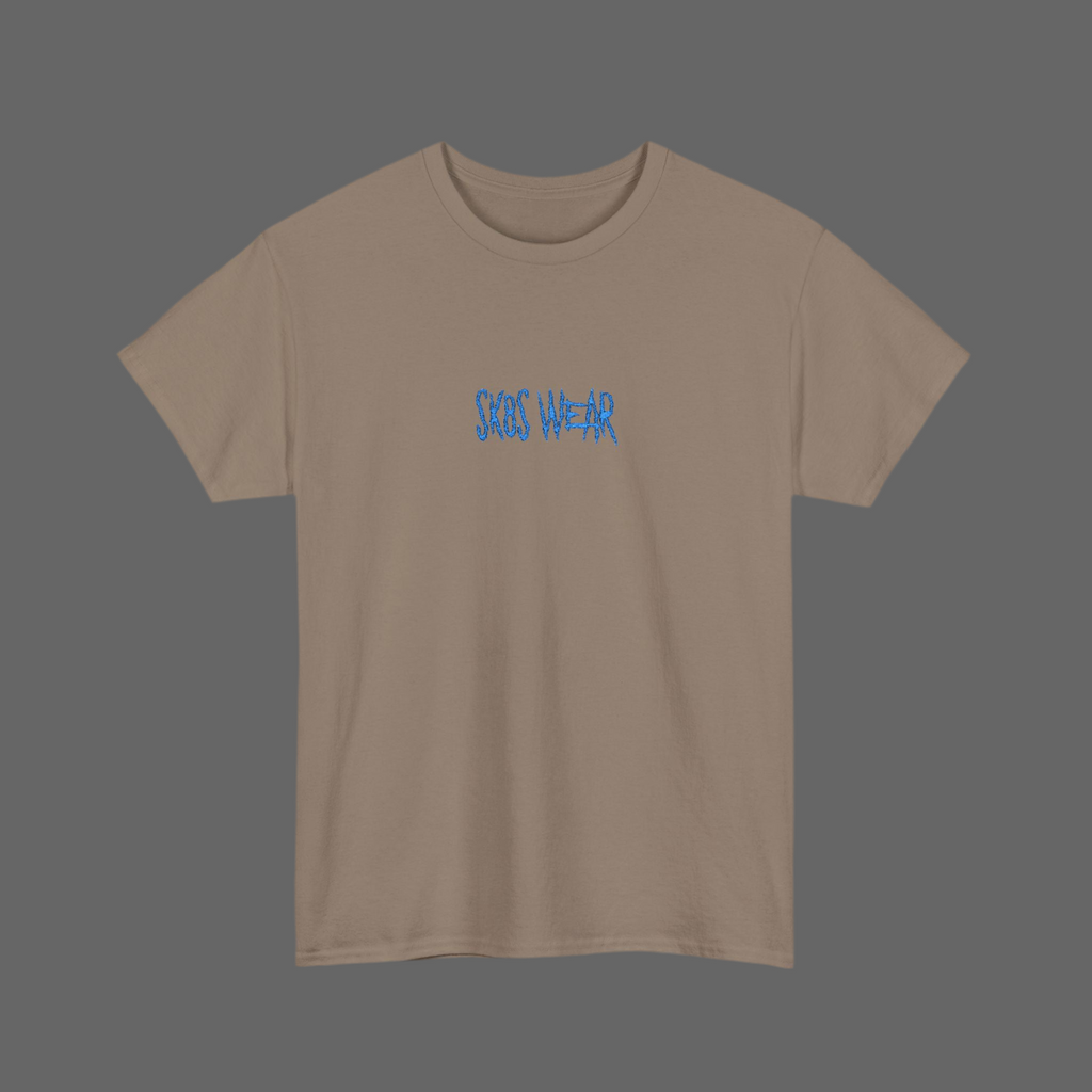 BOX LOGO embroidered brown t-shirt