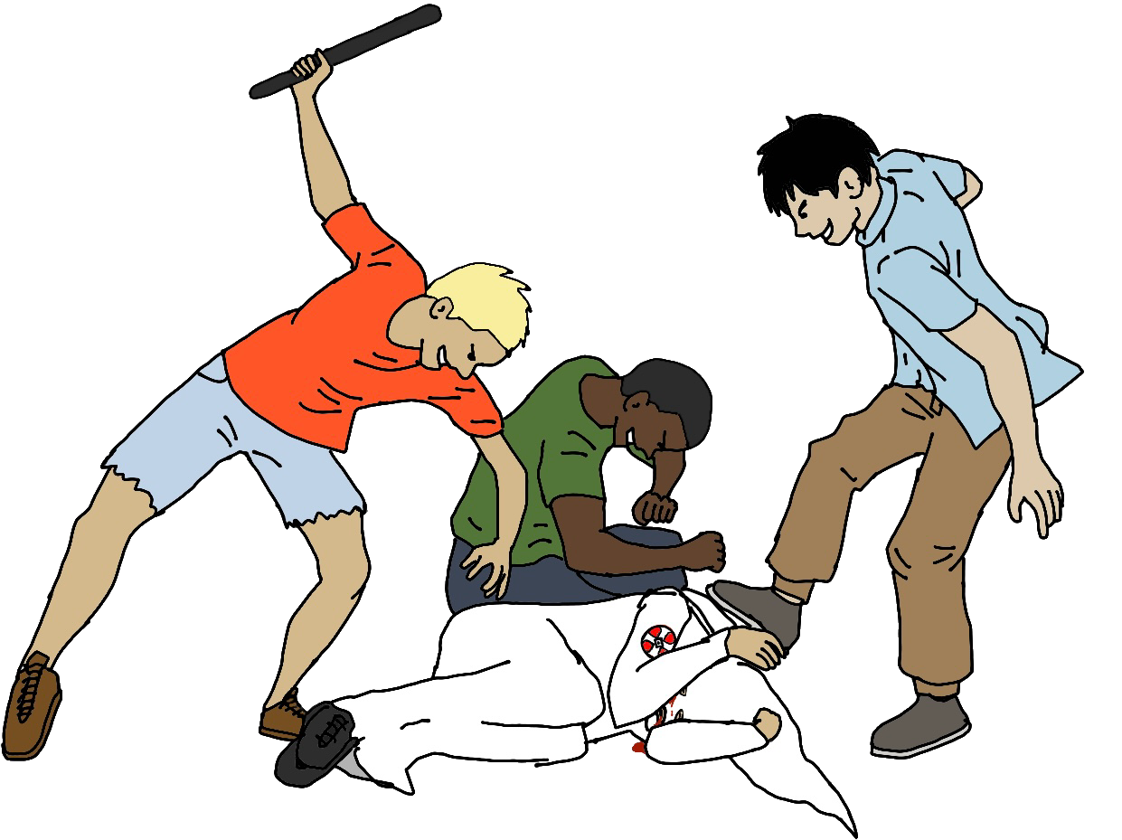 MAKE RACISTS SCARED AGAIN t-shirt